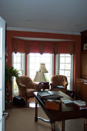 painted study and painted ceilings by Local House PaintersHadley & Son Painting Maineville Oh