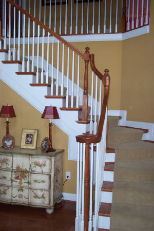 paint and stain steps by Hadley & Son Painting Maineville Oh