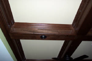 stained ceiling beams painted ceilings by Hadley & Son Painting Maineville Oh