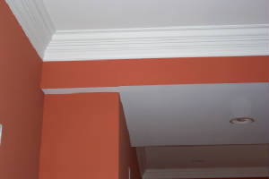 painted ceiling, crwon molding, walls Hadley & Son Painting Company Maineville House Painters