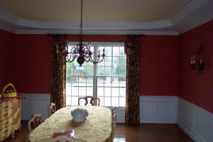 painted dining room by Local House Paintrers Hadley & Son Painting