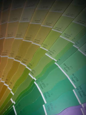 Paint color chart