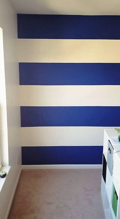 Stripe wall painter, painter house painter, painter west chester ohio, house painting